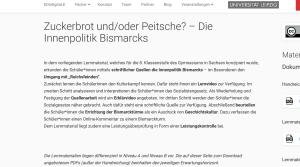 Cover: Zuckerbrot und/oder Peitsche? – Die Innenpolitik Bismarcks 