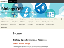 Cover: Biology Open Educational Resources (auf Englisch)