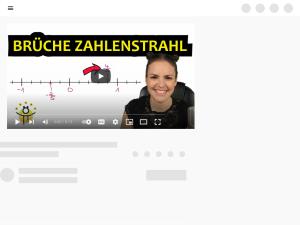 Cover: Brüche am ZAHLENSTRAHL eintragen Klasse 6 – Bruch auf Zahlengerade - YouTube