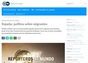 Cover: España | Política sobre migrantes