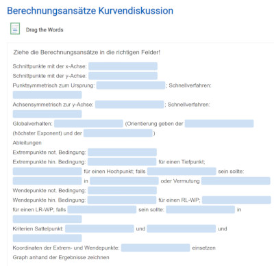 Cover: Berechnungsansätze Kurvendiskussion | ZUM-Apps
