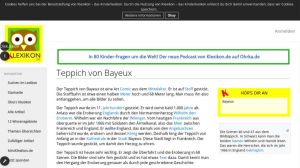 Cover: Teppich von Bayeux | Klexikon