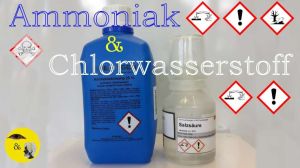 Cover: Säure-Base-Reaktion (Chlorwasserstoff und Ammoniak)