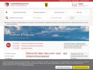 Cover: Lern- und Unterrichtsmaterial Recherchekompetenz — Landesbildungsserver Baden-Württemberg