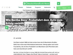 Cover: Wie Bertha Benz' Probefahrt dem Auto zum Erfolg verhilft