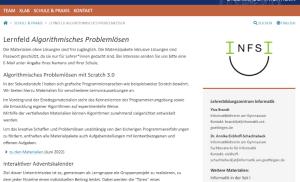 Cover: Lernfeld Algorithmisches Problemlösen - Georg-August-Universität Göttingen