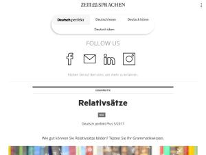 Cover: Relativsätze üben | ZEIT Sprachen