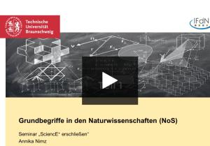 Cover: Grundbegriffe in den Naturwissenschaften - NoS