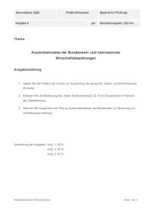 Cover: Abitur 2020 Politik und Wirtschaft gA II Niedersachsen