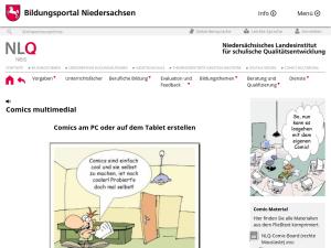 Cover: Comics multimedial | Niedersächsischer Bildungsserver