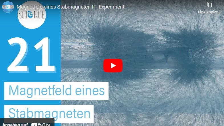 Cover: Magnetfeld eines Stabmagneten II - Experiment