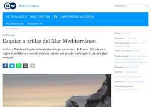 Cover: Esquiar a orillas del Mar Mediterráneo