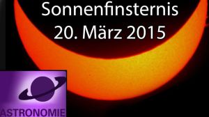 Cover: Sonnenfinsternis im H-alpha-Teleskop - 20. März 2015