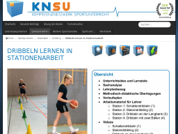 Cover: KNSU - Dribbeln lernen in Stationenarbeit