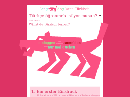 Cover: Türkisch lernen mit dem Langdog Lernportal