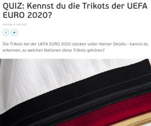 Cover: QUIZ: Kennst du die Trikots der UEFA EURO 2020? | UEFA EURO 2020 | UEFA.com