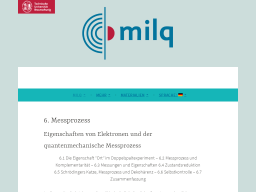 Cover: Messprozess - milq