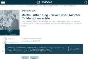 Cover: Martin Luther King - Gewaltloser Kämpfer für Menschenrechte