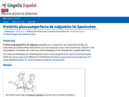 Cover: Pluscuamperfecto de subjuntivo | Erklärung und Übung