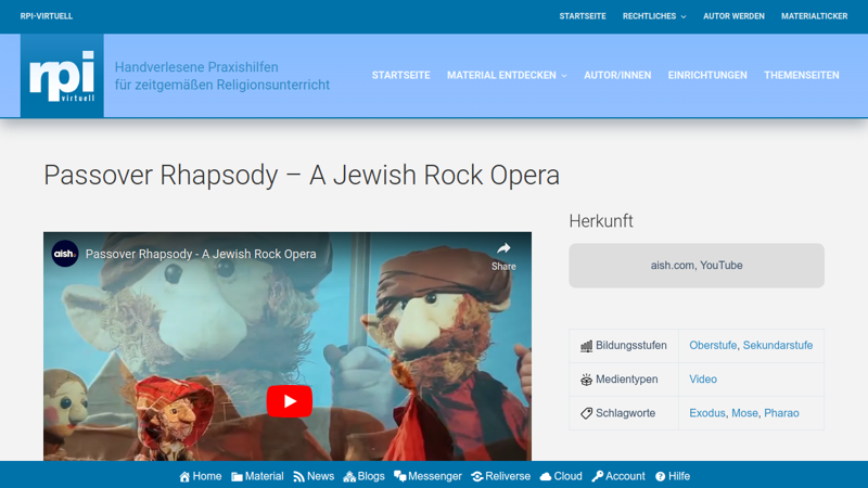 Cover: Passover Rhapsody - A Jewish Rock Opera