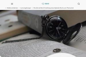 Cover: Die Zeit als Buch - Erstellung eines digitalen Buchs zum Thema Zeit