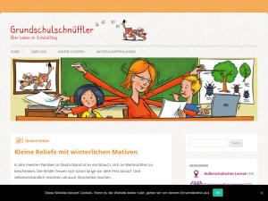 Cover: Kleine Reliefs mit winterlichen Motiven I Grundschulschnüffler-Blog