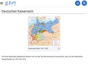 Cover: Deutsches Kaiserreich - ZUM-Unterrichten