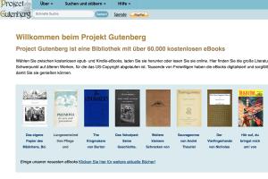 Cover: Free eBooks | Project Gutenberg