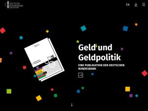 Cover: Schülerbuch Geld und Geldpolitik - Deutsche Bundesbank