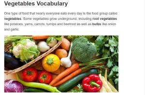 Cover: Vegetables Vocabulary | EnglishClub