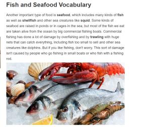 Cover: Fish and Seafood Vocabulary | EnglishClub