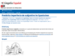 Cover: Imperfecto de subjuntivo | Erklärung und Übung
