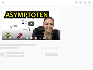 Cover: ASYMPTOTEN bestimmen – gebrochen rationale Funktionen, 8. Klasse - YouTube