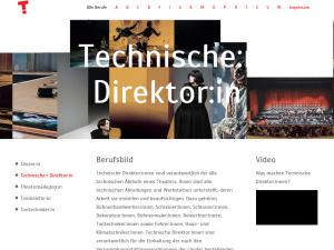 Cover: Technische Direktion - Berufe am Theater