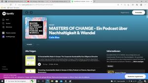 Cover: MASTERS OF CHANGE - Ein Podcast über Nachhaltigkeit & Wandel