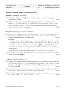 Cover: Schriftliche Abituraufgaben Niedersachsen 2019 Chemie Kurs auf grundlegendem Anforderungsniveau (gA) Aufgabe 2