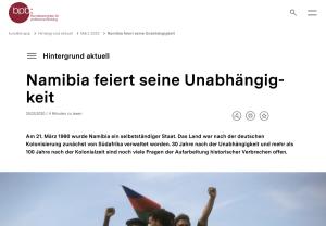 Cover: Namibia feiert seine Unabhängigkeit