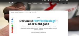 Cover: Darum ist HIV fast besiegt – aber nicht ganz - quarks.de