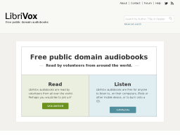 Cover: LibriVox - free public domain audiobooks