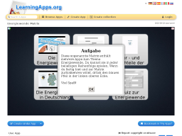 Cover: Energiewende - LearningApps