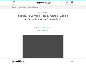 Cover: Wo wurde das Fußballspiel erfunden?
- SWR Wissen