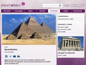 Cover: Pyramidenbau | Planet Wissen