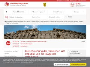 Cover: Die Entstehung der römischen Republik und die Frage der Demokratie — Landesbildungsserver Baden-Württemberg