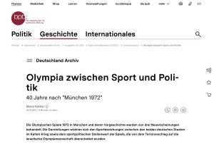 Cover: Olympia zwischen Sport und Politik