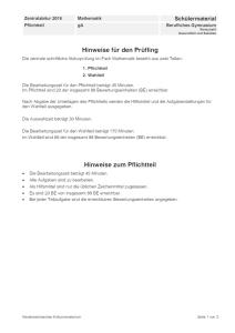 Cover: Abitur 2016 Mathematik gA Pflichtteil Berufliches Gym. Wirtschaft/Gesundheit/Soziales Lernende  Niedersachsen