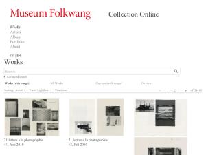 Cover: Digitales Sammlungsarchiv | Museum Folkwang