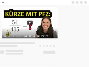 Cover: BRÜCHE KÜRZEN mit Primfaktorzerlegung – Bruchrechnung einfach erklärt - YouTube