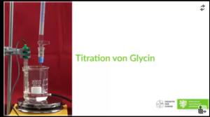 Cover: Titration von Glycin-Lösung 