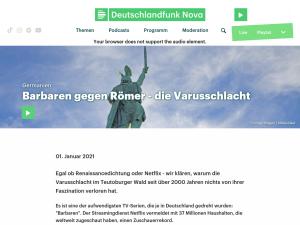 Cover: Germanien - Barbaren gegen Römer - die Varusschlacht