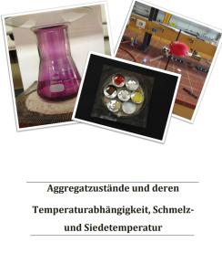 Cover: Aggregatzustände, Schmelz- und Siedetemperatur